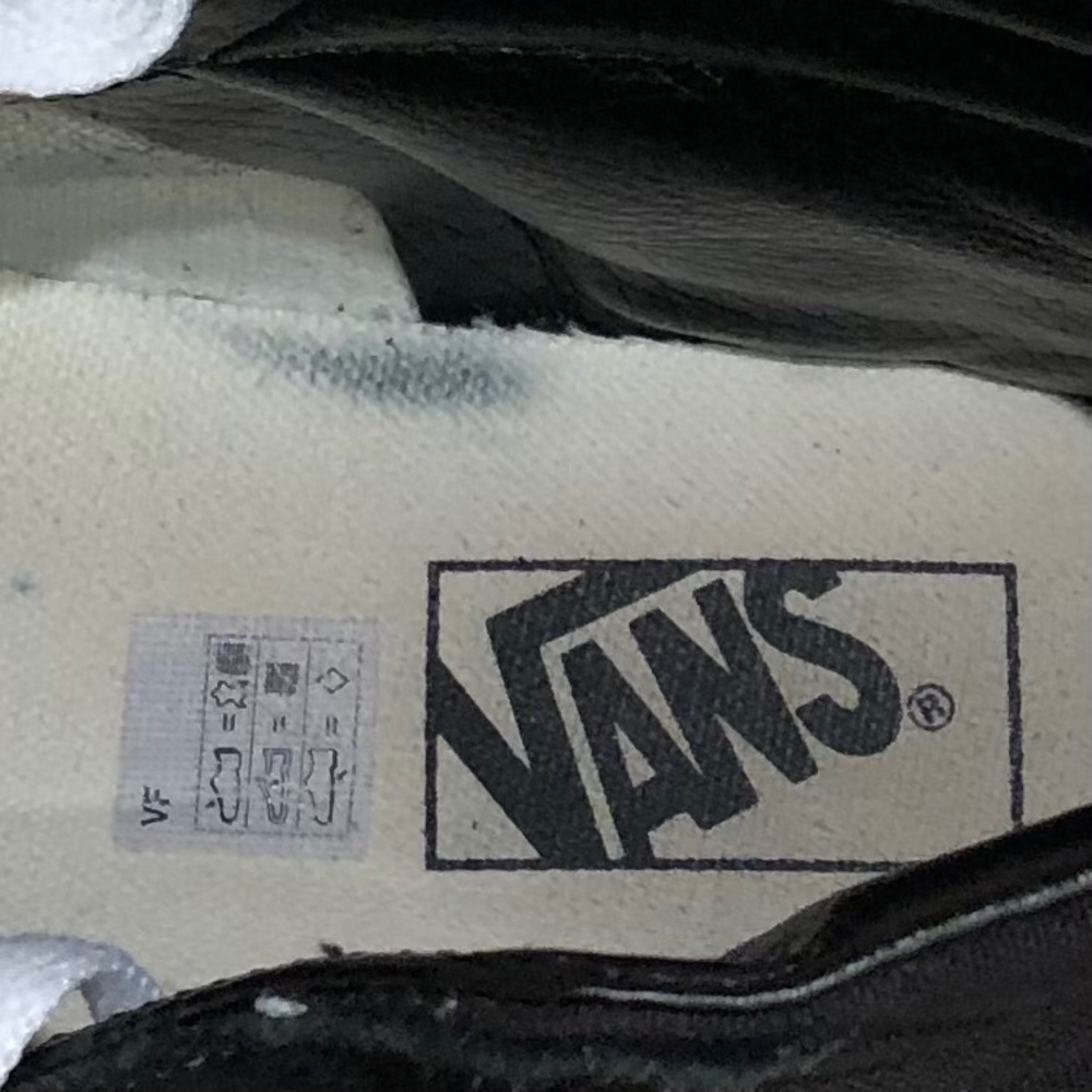 Vans Skateboard Black Shoes High Top Sz M 6.5 W 8 - Picture 8 of 11